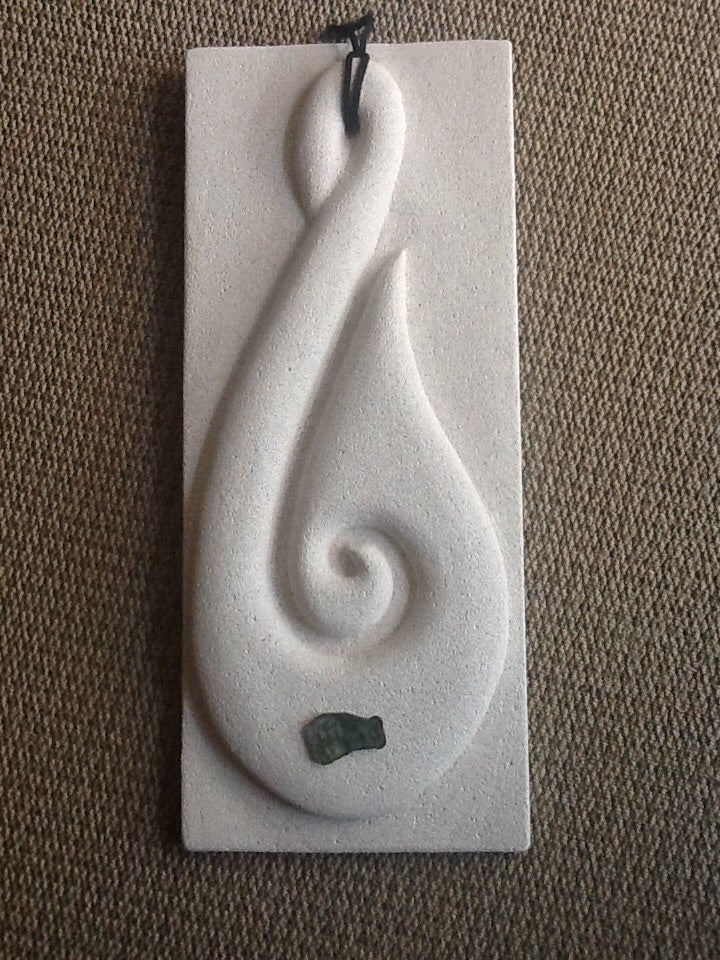 Fish hook - wall plaque (second - repaired)